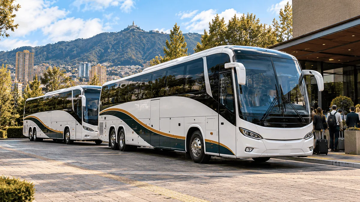 73–100+ passengers Multi-Coach / High Capacity