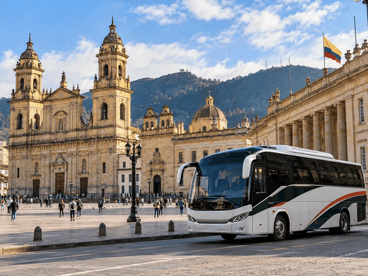 Plaza de Bolívar coach hire